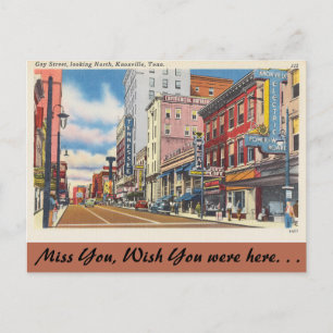 Tennessee, Gay Street, Knoxville Postkarte