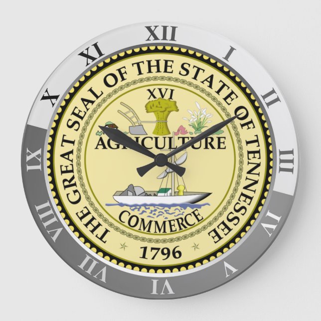 Tennessee Große Wanduhr (Vorderseite)