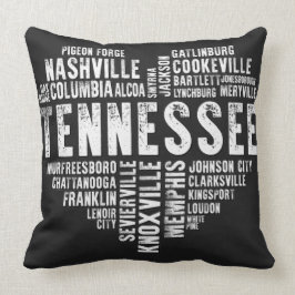 Tennessee Heart Liebe Knoxville Nashville Memphis Kissen