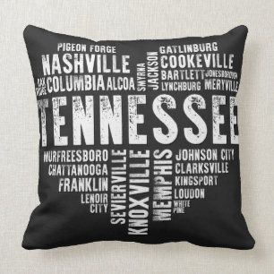 Tennessee Heart Liebe Knoxville Nashville Memphis  Kissen