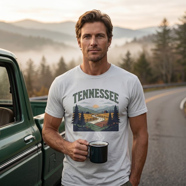 Tennessee Heritage Landschaft T-Shirt (Von Creator hochgeladen)