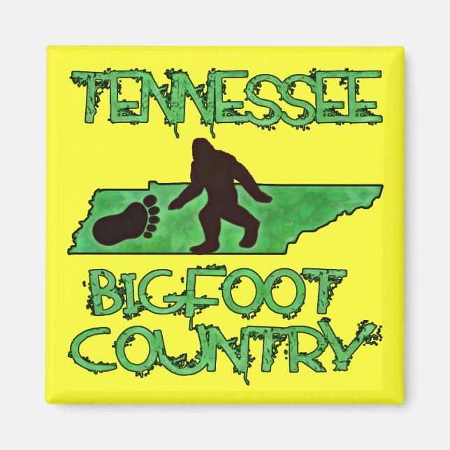 Tennessee ist Bigfoot Country Magnet (Vorne)