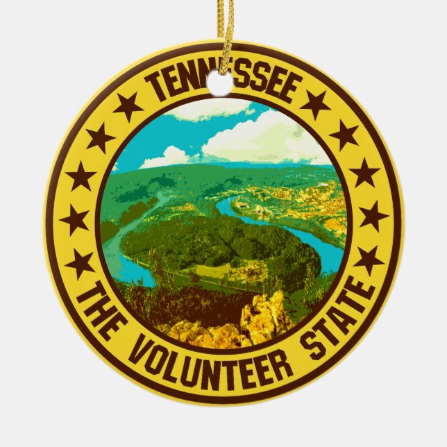 Tennessee Keramik Ornament (Vorne)