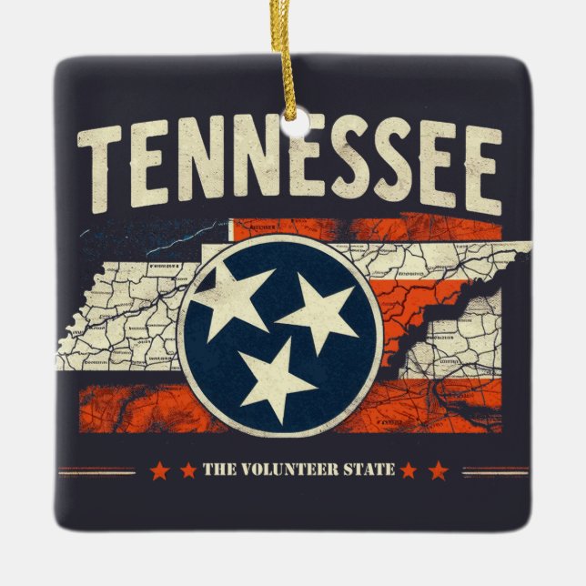 Tennessee Keramikornament (Vorderseite)