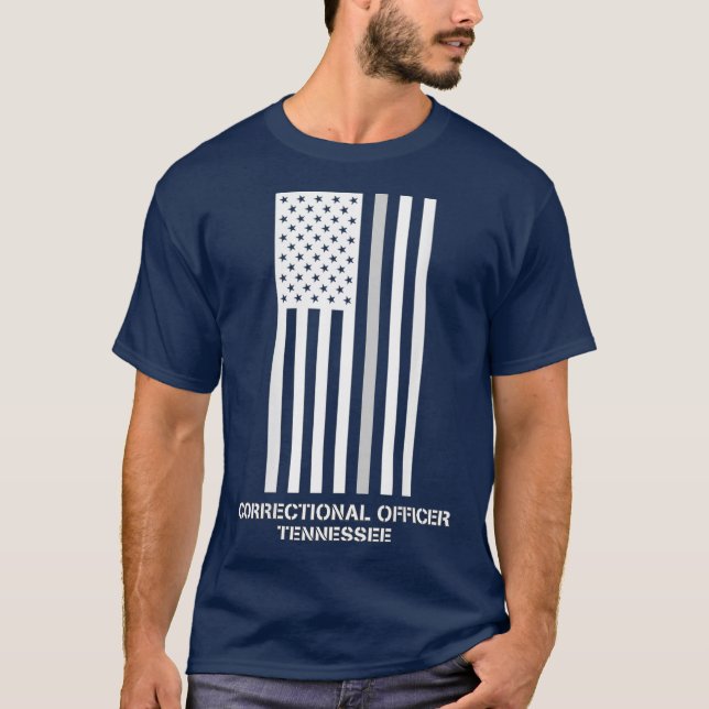 Tennessee Korrektorin Thin Gray Line T-Shirt (Vorderseite)
