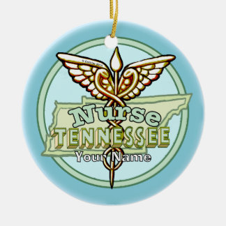 Tennessee Krankenpfleger Caduceus Keramik Ornament