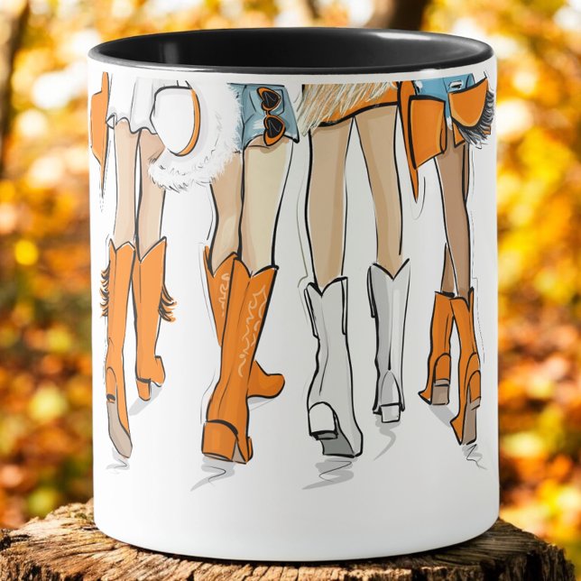 Tennessee Ladys Cowboy Boots Orange Fantasiebezeic Tasse (Von Creator hochgeladen)