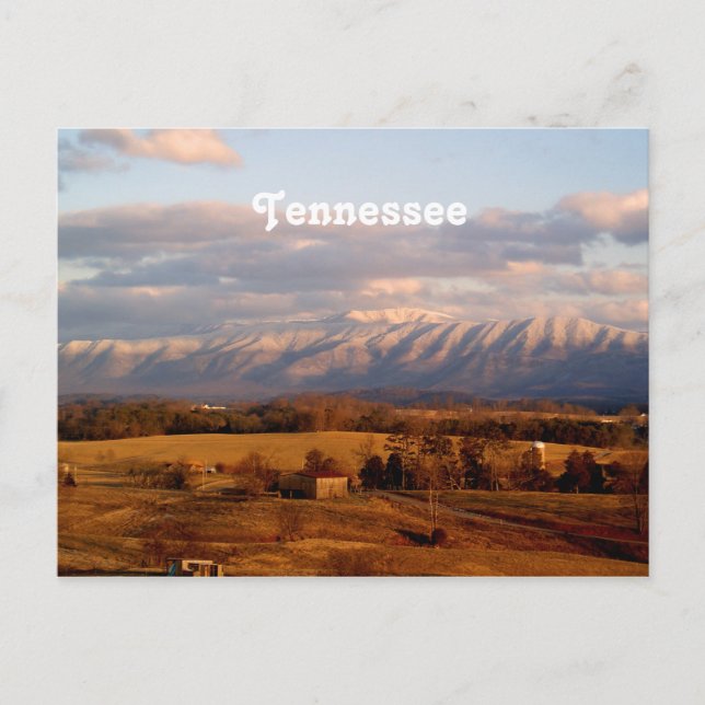 Tennessee Landschaft Postkarte (Vorderseite)