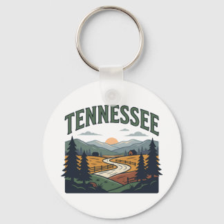 Tennessee Landschaft Schlüsselanhänger