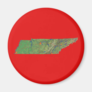 Tennessee Map Magnet