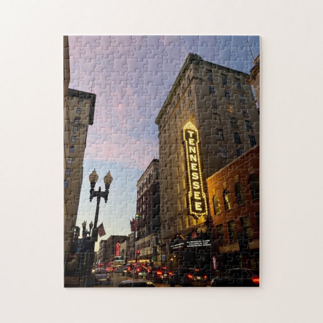 Tennessee Marquee Sign Puzzle (Vertikal)