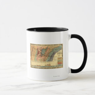 Tennessee, Mississippi, Alabama und Georgia Tasse