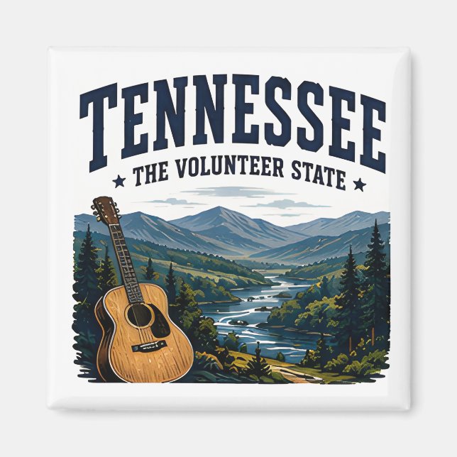 Tennessee Mountain Music Journey Magnet (Vorne)