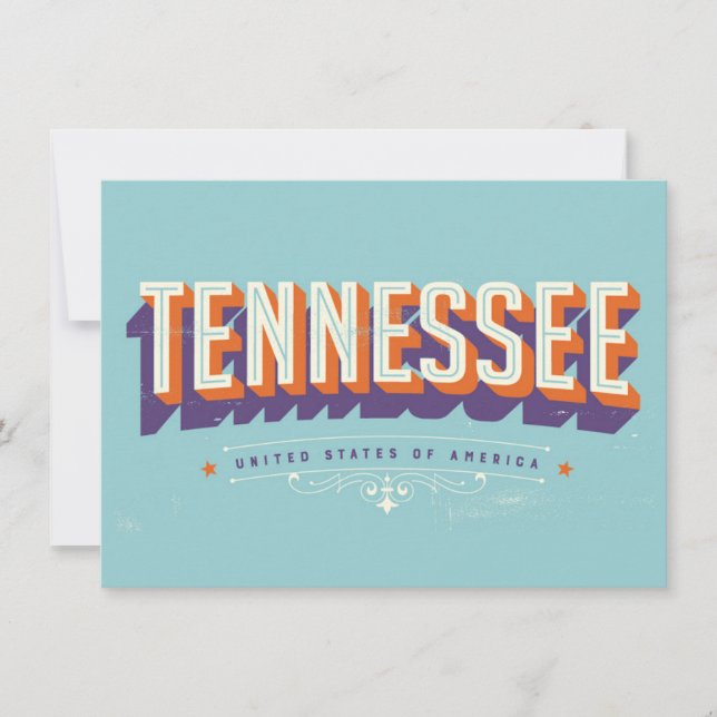 Tennessee Moving Address Card (Vorderseite)