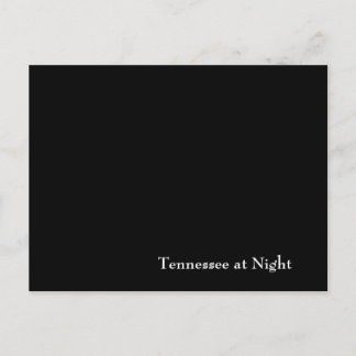 Tennessee nachts postkarte