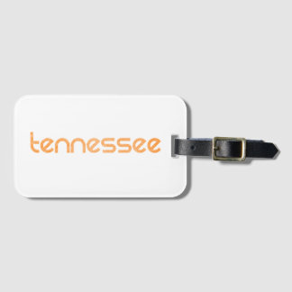 Tennessee-Orange Gepäckanhänger