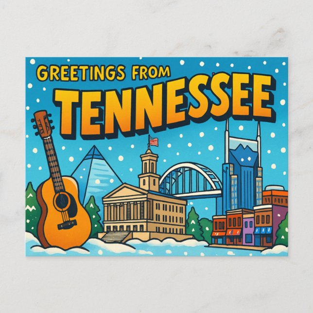 TENNESSEE Postkarte (Vorderseite)