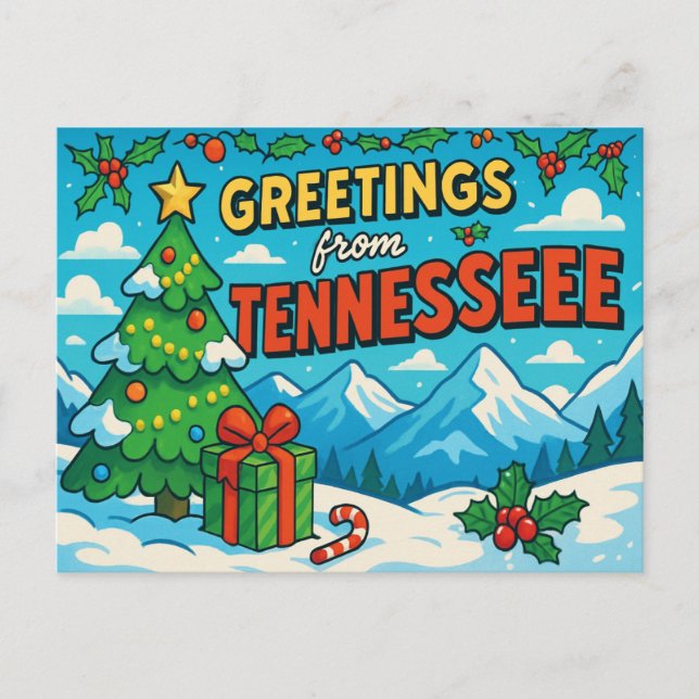 TENNESSEE Postkarte (Vorderseite)