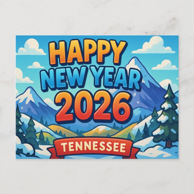 TENNESSEE Postkarte (Vorderseite)