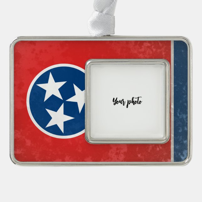 Tennessee Rahmen-Ornament Silber (Vorderseite)
