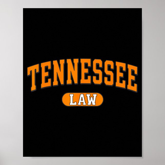 Tennessee-Recht Tennessee-Anwaltskammer Absolvente Poster (Vorne)