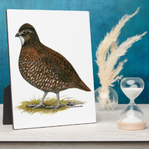 Tennessee Red Quail Fotoplatte