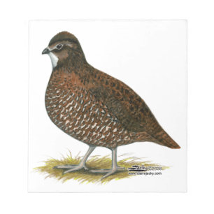 Tennessee Red Quail Notizblock