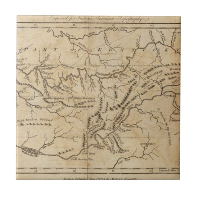 Tennessee-Regierung Fliese (Vorderseite)