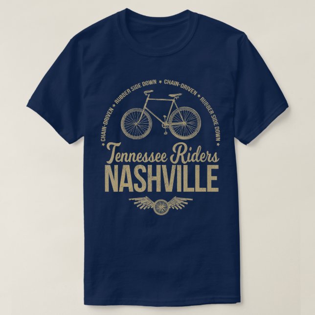 Tennessee Riders Nashville Bicycle T-Shirt (Design vorne)