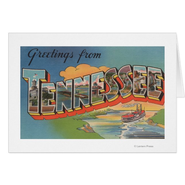Tennessee (Riverboat Scene) (Vorderseite (Horizontal))