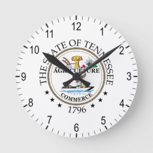 Tennessee Runde Wanduhr