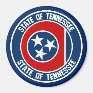 Tennessee-RundEmblem Magnet