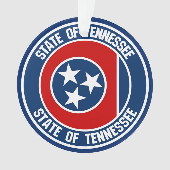 Tennessee-RundEmblem Ornament (Vorderseite)