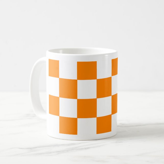 Tennessee-Schachbrett Kaffeetasse (Vorderseite Links)