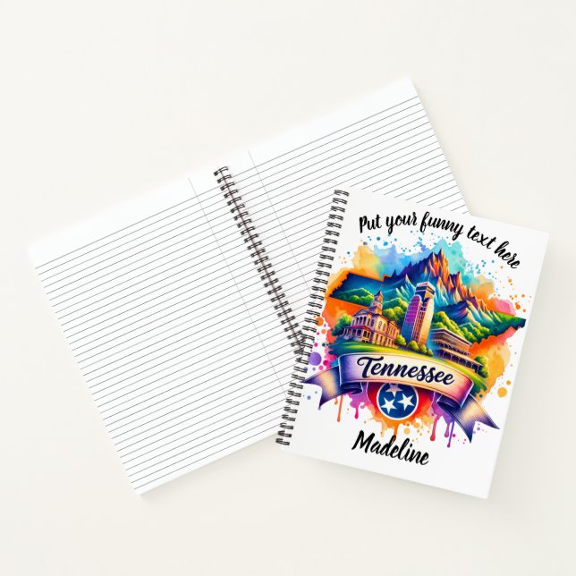 Tennessee-Sehenswürdigkeiten Notizbuch (Innenseite)