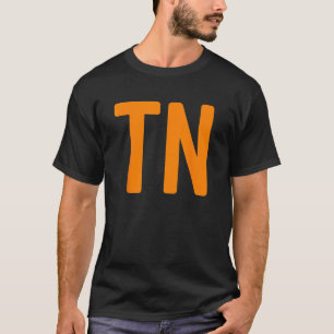 Tennessee Simple TN Orange Staatsstolz Fan T-Shirt