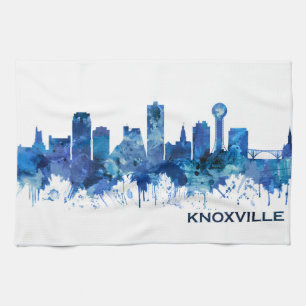 Tennessee Skyline Blue Geschirrtuch