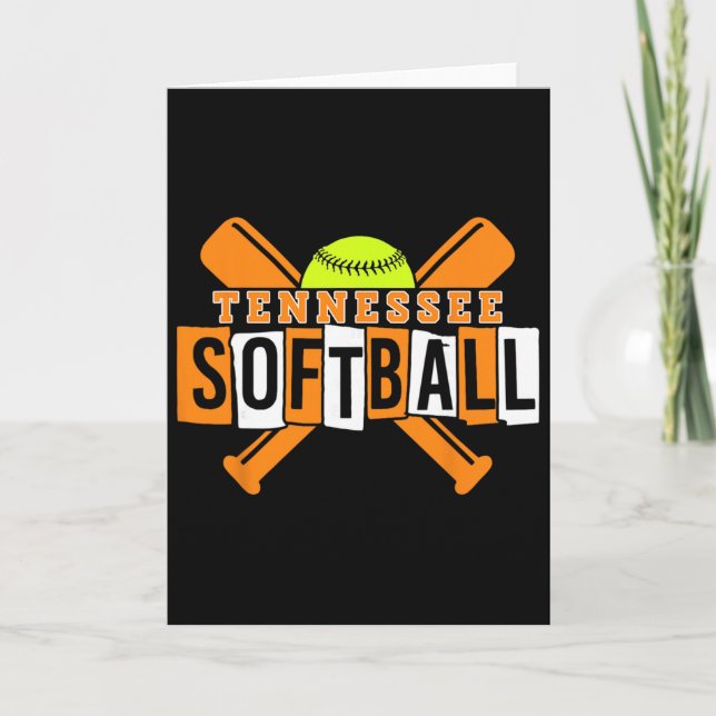 Tennessee Softball _5  Karte (Vorderseite)