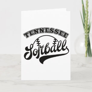 Tennessee Softball - Softball Fan Karte