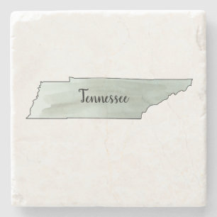 Tennessee Staat Illustration Malerei Steinuntersetzer