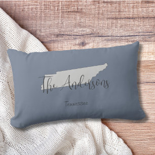 Tennessee Staat Kontur Minimaler Wurfkissen Lendenkissen