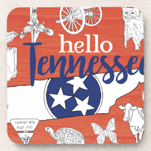Tennessee Staat Symbole Freiwillige Staat Bilder Untersetzer