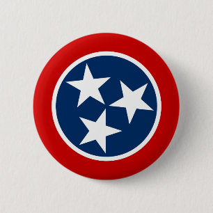 Tennessee-Staats-Flagge Button
