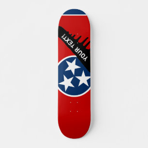 Tennessee-Staats-Flagge Skateboard