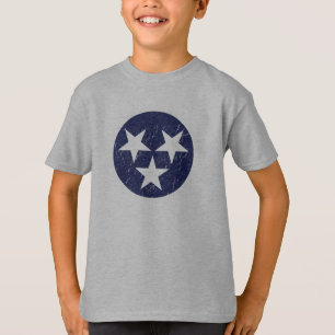 Tennessee-Staats-Flaggegrunge-Nashville-Liebe T-Shirt