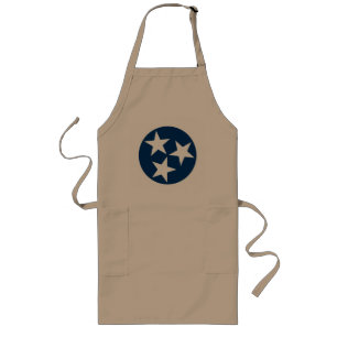 Tennessee Staatsflagge Blau Weiße Sterne Lange Schürze