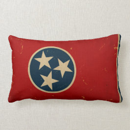 Tennessee Staatsflagge VINTAGE Lendenkissen