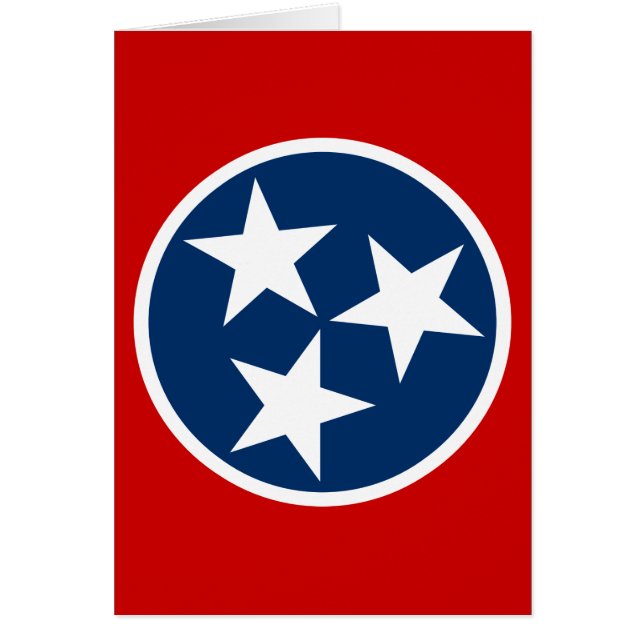 Tennessee State Flag Blaue weiße Stars (Vorne)