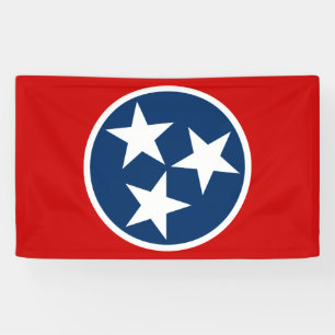 Tennessee State Flag Blaue weiße Stars Banner