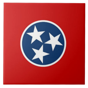 Tennessee State Flag Tile Fliese
